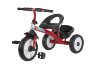 3х колесный велос. Чижик, колеса пластик 10/8,  сиденье  жестк.,  цвет красный купить в Интернет-магазине Мир детства Кострома