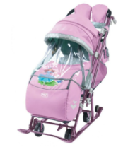 Санки-коляска "Наши Детки 5-2" лилия, 115*47*43 см купить в Интернет-магазине Мир детства Кострома